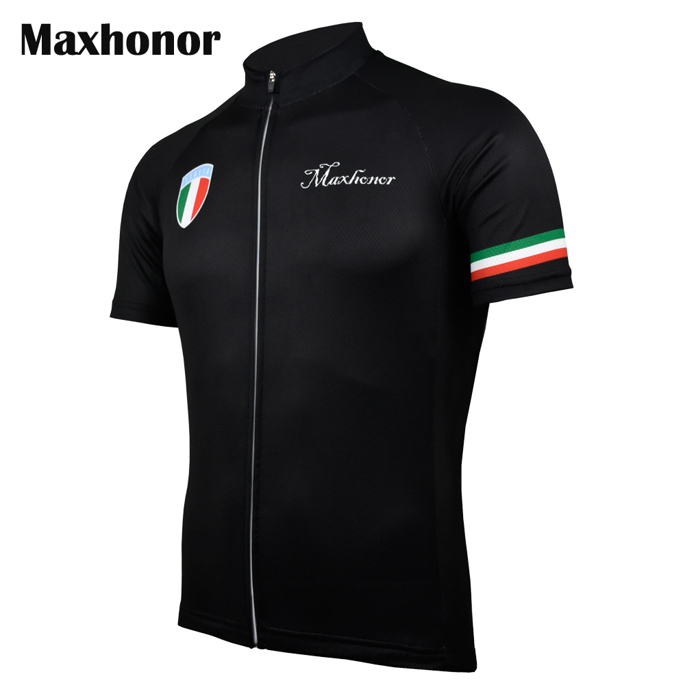 Italia mens Ŭ  new mtb    ropa ciclismo pro Ŭ Ƿ black maillot ciclismo maxhonor